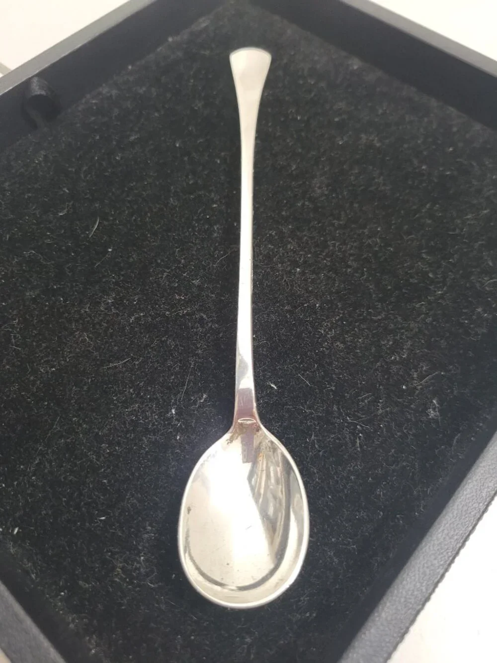 Scandinavian designer Albin Denmark Long Silverplate Spoon